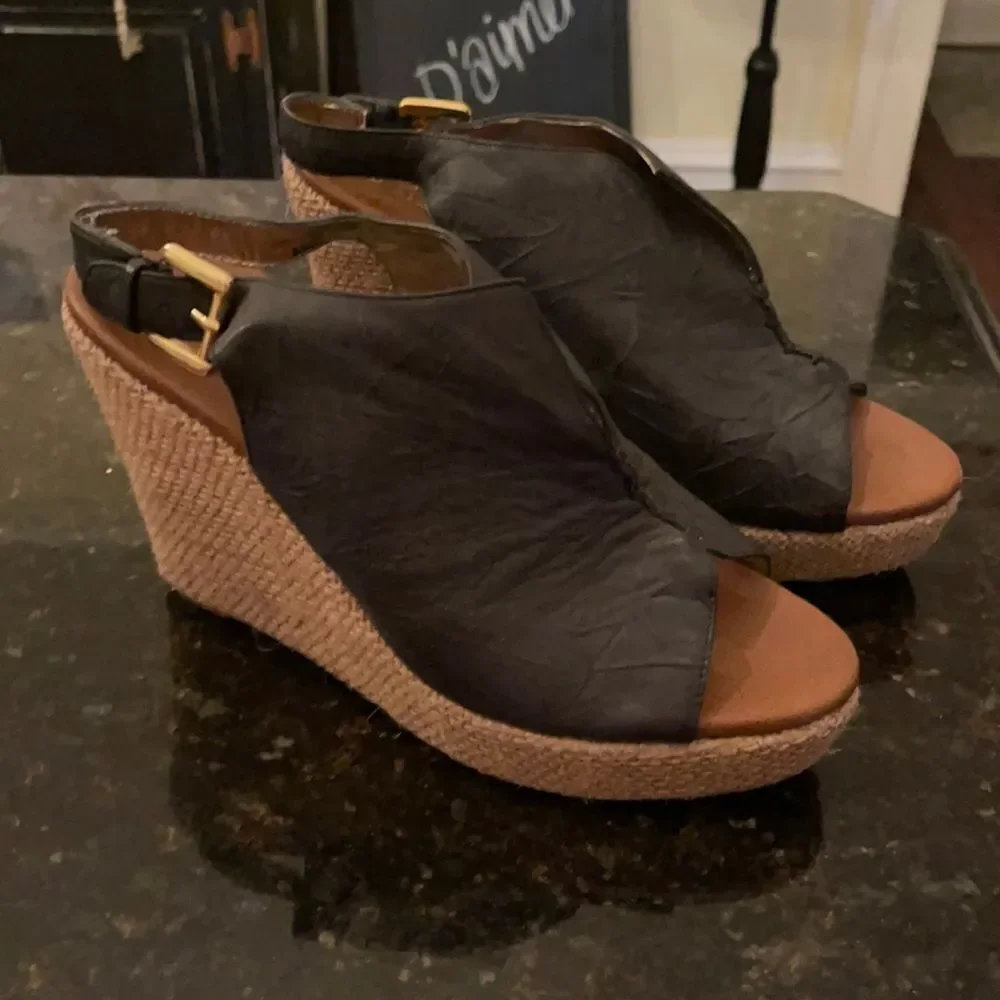 Matt Bergson Special Project Sz 9 Butter Soft Leather Wedges